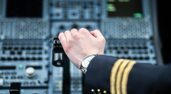RUSSIA, MOSCOW REGION - FEBRUARY 20, 2025: Co-pilot Maria Mironenko poses in the cockpit of a Yakovlev SJ-100 regional jet airliner operated by Red Wings after an interview to TASS/Sipa USA Russian News Agency at Zhukovsky International Airport. Mikhail Tereshchenko/TASS/Sipa USA Photo: Tass/SIPA USA