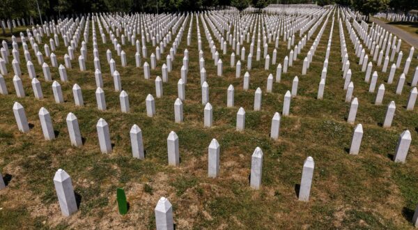23.06.2025., Srebrenica, Bosna i Hercegovina - Pogled iz zraka na Memorijalni centar u Potocarima. Photo: Armin Durgut/PIXSELL