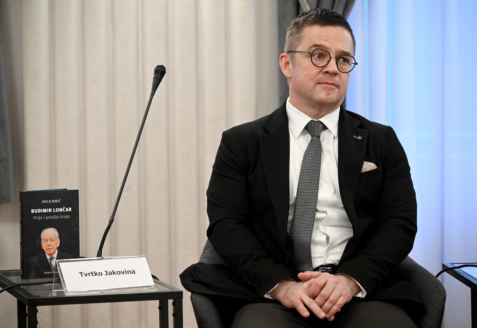 01.04.2025., Zagreb - U Novinarskom domu odrzalo se predstavljanje knjige "Budimir Loncar, prije i poslije kraja" autora Ivice Djikica. Tvrtko Jakovina Photo: Marko Lukunic/PIXSELL