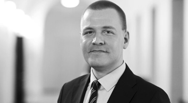 MP of Social Democratic Party of Finland Eemeli Peltonen, elected in the spring 2023 elections, in Parliament in Helsinki, Finland on April 11, 2023. Peltonen, 30, died at Finland's Parliament House on Tuesday, according to sources. (Photo by MARKKU ULANDER/LEHTIKUVA/Sipa USA)    Photo: STT-Lehtikuva/SIPA USA