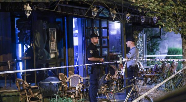 03.08.2025., Zagreb - Policijski ocevid u ugostiteljskom objektu na adresi Hrvatskog sokola 55. Photo: Sanjin Strukic/PIXSELL