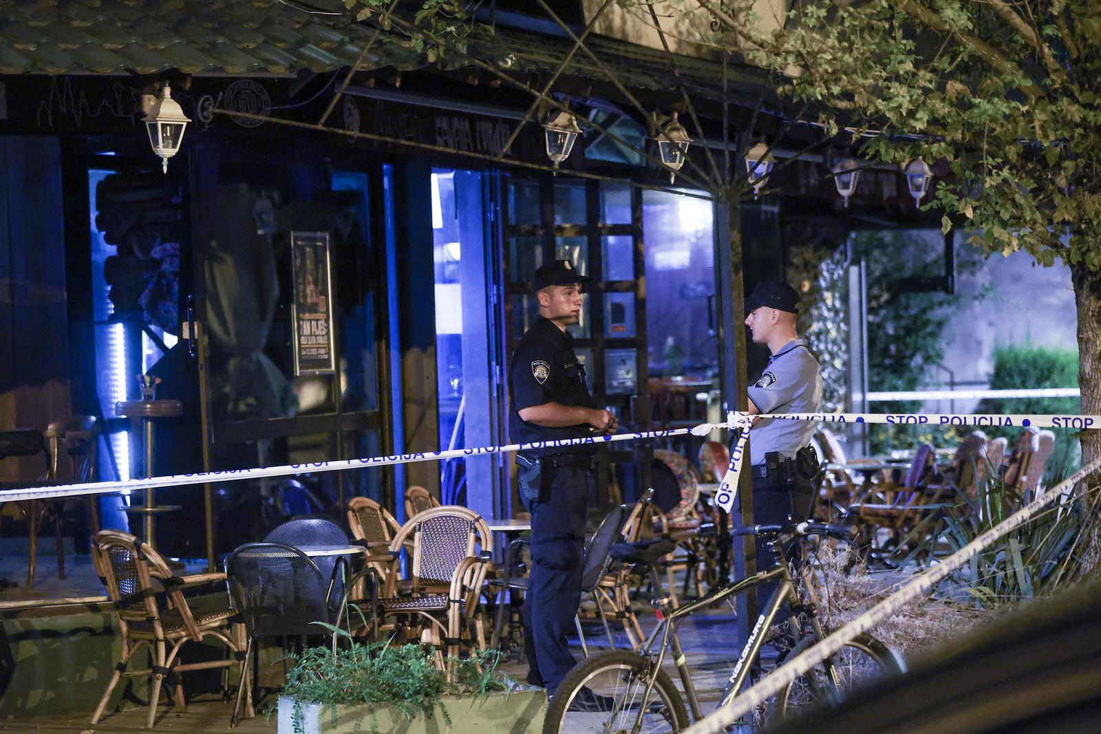 03.08.2025., Zagreb - Policijski ocevid u ugostiteljskom objektu na adresi Hrvatskog sokola 55. Photo: Sanjin Strukic/PIXSELL