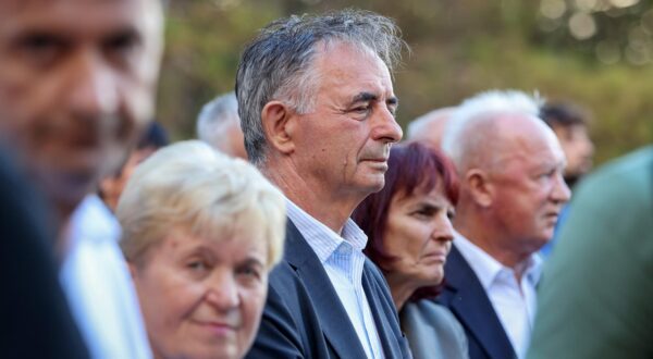 27.07.2025., Srb - Srpsko narodno vijece (SNV) i Savez antifasistickih boraca i antifasista RH (SABA) organizirali su narodni zbor povodom 84. godisnjice Dana ustanka 27.7.1941.  Photo: Sime Zelic/PIXSELL