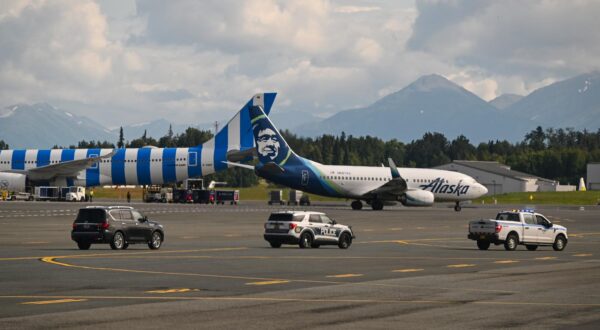 Genre photography. Anchorage Airport.
Credit: Dmitry Azarov/Kommersant Photo/Sipa USA Photo: Kommersant Photo Agency/SIPA USA