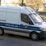 25.01.2024., Osijek - Na Zupanijski sud u Osijeku privedena petorica muskaraca osumnjicenih za krijumcarenje ljudi. Photo: Davor Javorovic/PIXSELL