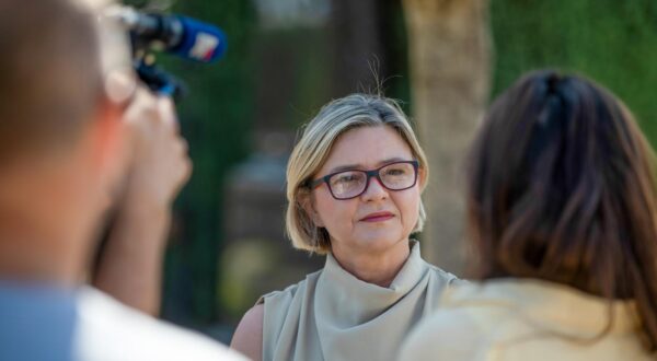 01.07.2025., Djakovo - Obiljezavanje 34. obljetnice tragicne pogibije Josipa Reihla - Kira, u organizaciji Udruge hrvatskih branitelja Domovinskog rata policije Osjecko-baranjske zupanije, na Gradskom groblju Djakovo. Sandra Bencic Photo: David Jerkovic/PIXSELL