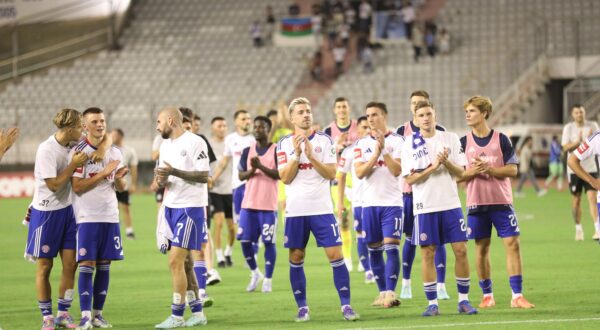 31.07.2025.,Split-Utakmica 2. pretkola UEFA Konferencijske lige HNK HNK Hajduk Split - PFC Zire. Photo: Ivo Cagalj/PIXSELL