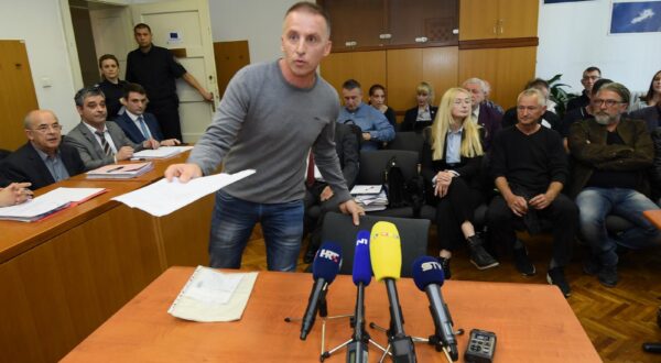 03.06.2019., Zagreb - Na Zupanijskom sudu nastavak sudjenja Branimiru Glavasu, svjedocio je Krunoslav Fehir. rrPhoto: Marko Lukunic/PIXSELL