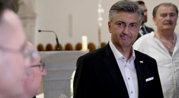 03.08.2025., Sinj - Drzavni vrh na molitvi u svetistu Gospe Sinjske koju je predvodio fra Marinko Vukman. Photo: Josip Mikacic/PIXSELL