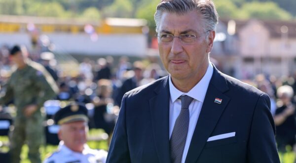 05.08.2025., Knin - Sredisnja proslava povodom 30.obljetnice Vojno-redarstvene akcije Oluja 95. Andrej Plenkovic Photo: Sime Zelic/PIXSELL