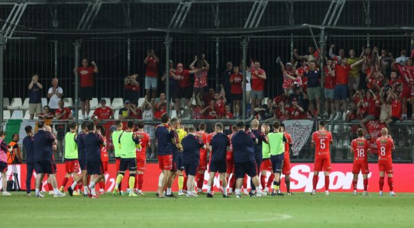 06.08.2025., stadion HNK Rijeka, Rijeka - Prva utakmica treceg kola kvalifikacija za ulazak u UEFA Europsku ligu, HNK Rijeka - Shelbourne F.C. Photo: Nel Pavletic/PIXSELL