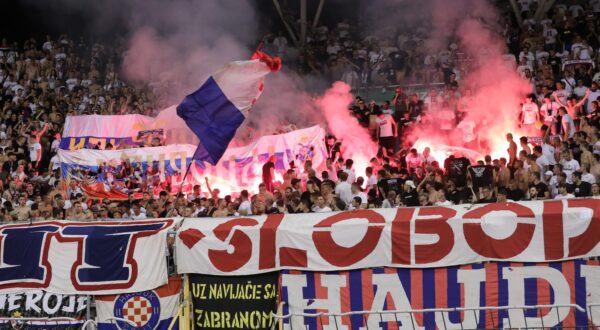10.08.2025., stadion Poljud, Split - SuperSport HNL, 02. kolo, HNK Hajduk - HNK Gorica. navijaci Hajduka, Torcida Photo: Ivo Cagalj/PIXSELL