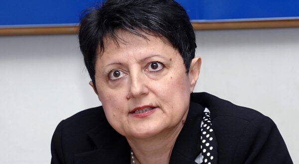 06.11.2012., Sisak - Na konferenciji za medije u zupanijskom HDZ-u o promjeni naziva mjesta Gvozd govorili su Ivanka Roksandic, Marija Idzan, zamjenica nacelnika Opcine Gvozd i Ivan Santek. rPhoto: Nikola Cutuk/PIXSELL