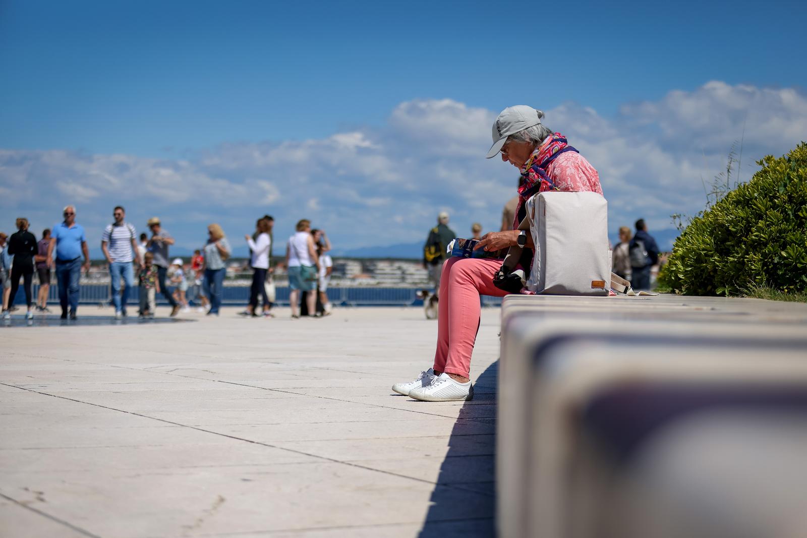 17.05.2025., Zadar - Subotnja spica u centru grada Photo: Sime Zelic/PIXSELL