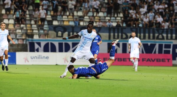 16.08.2025., Rijeka - SuperSport HNL, 03. kolo, HNK Rijeka - GNK Dinamo. Merveil Ndockyt Photo: Goran Kovacic/PIXSELL