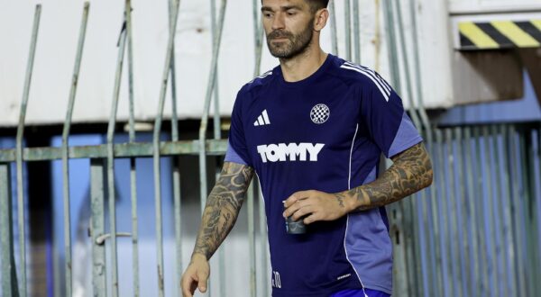 Marko Livaja  poveo je Hajdukk kao kapetan na dan kad mu je umro otaac  Photo: Ivana Ivanovic/PIXSELL