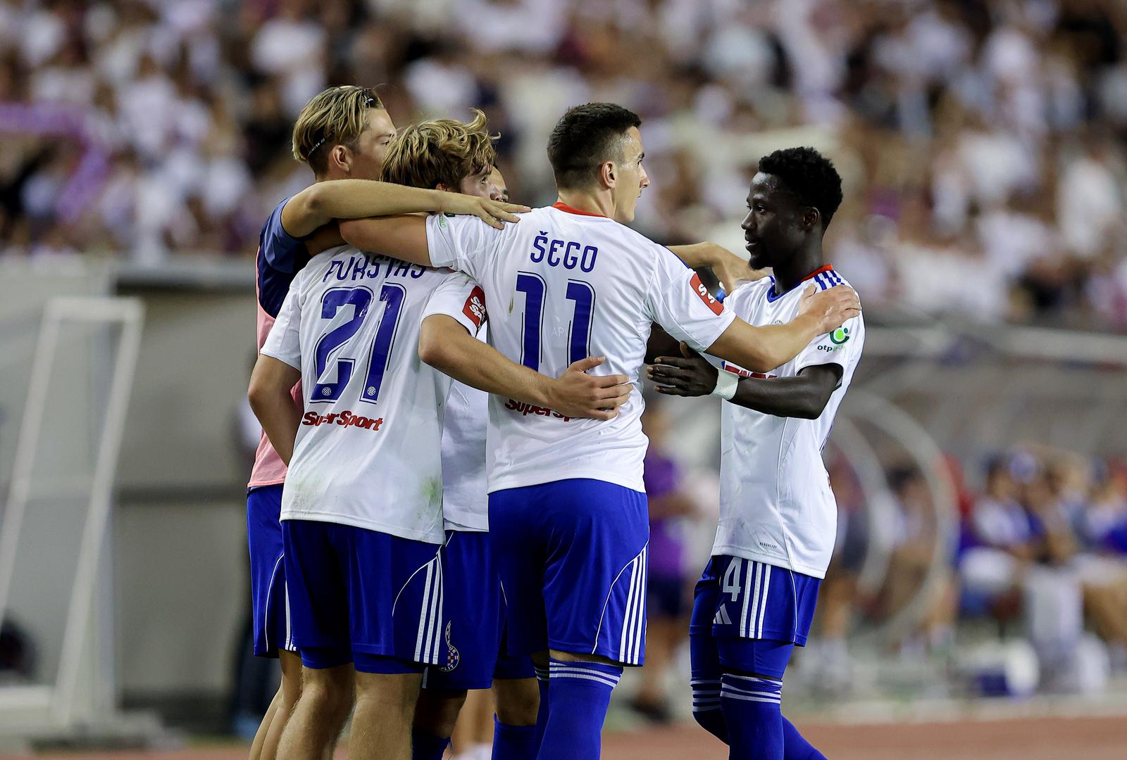 17.08.2025., Split - SuperSport HNL, 03. kolo, HNK Hajduk - NK Slaven Belupo.  Photo: Ivana Ivanovic/PIXSELL