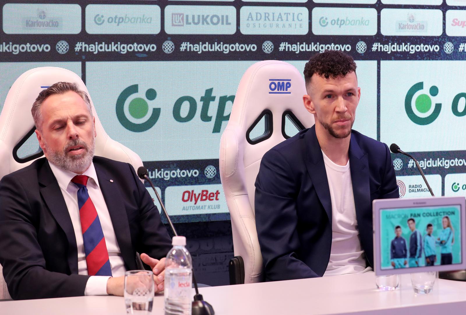 19.01.2024., Split - Nogometas Ivan Perisic novi je igrac HNK Hajduk.  Photo: Ivo Cagalj/PIXSELL