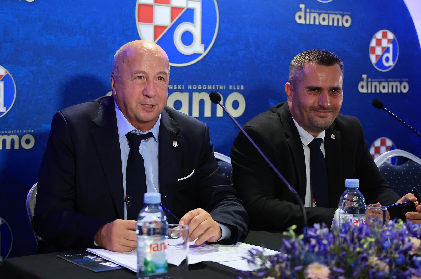 19.08.2025., stadion maksimir, Zagreb - Odrzana skupstina GNK Dinamo Zagreb. Velimir Zajec,Frano Susnjara Photo: Marko Prpic/PIXSELL