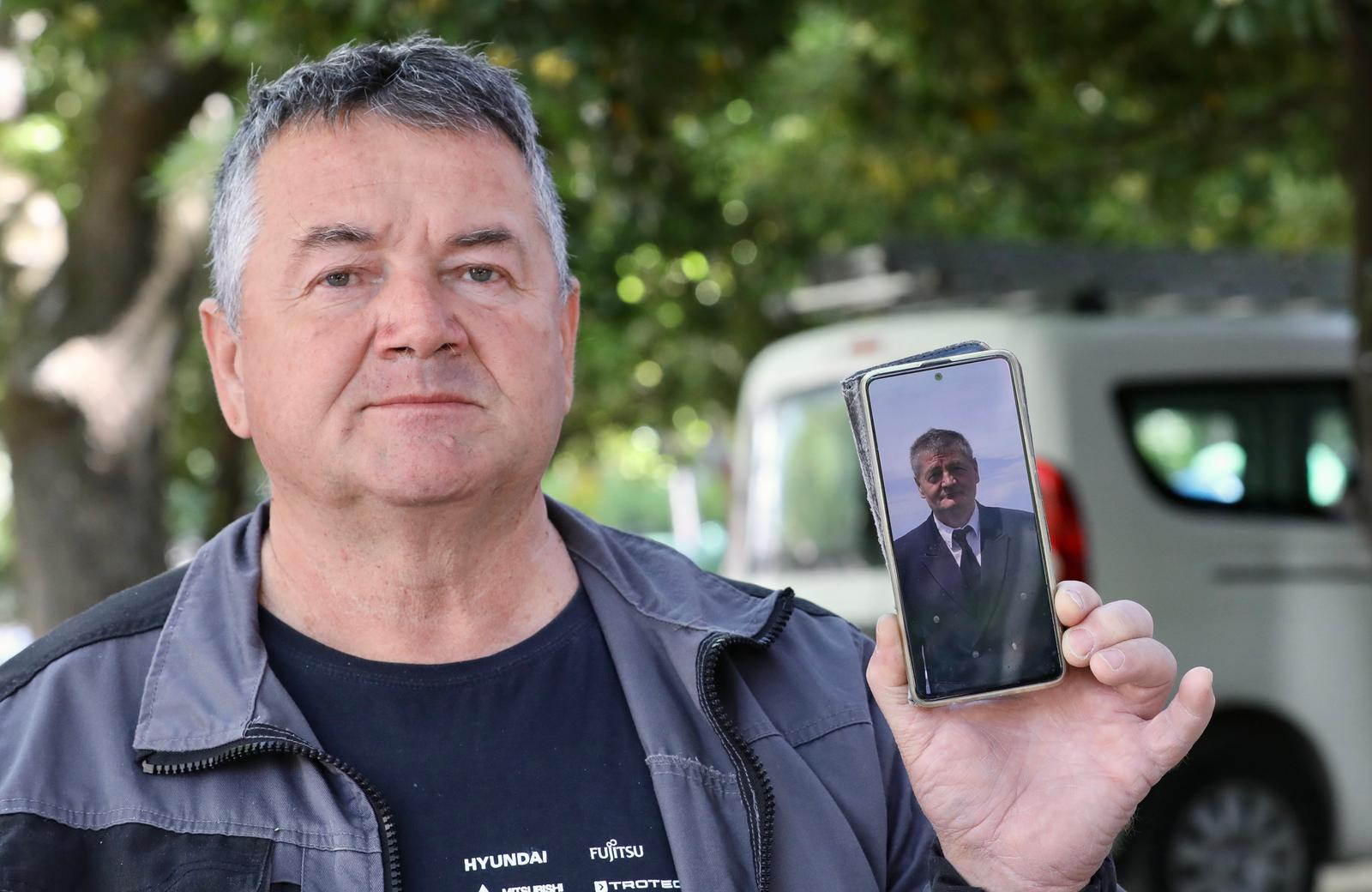 23.04.24., Split - Jozo Bekavac, brat kapetana duge plovidbe Marka Bekvca koji je zatocen u turskom zatvoru. Photo: Ivo Cagalj/PIXSELL