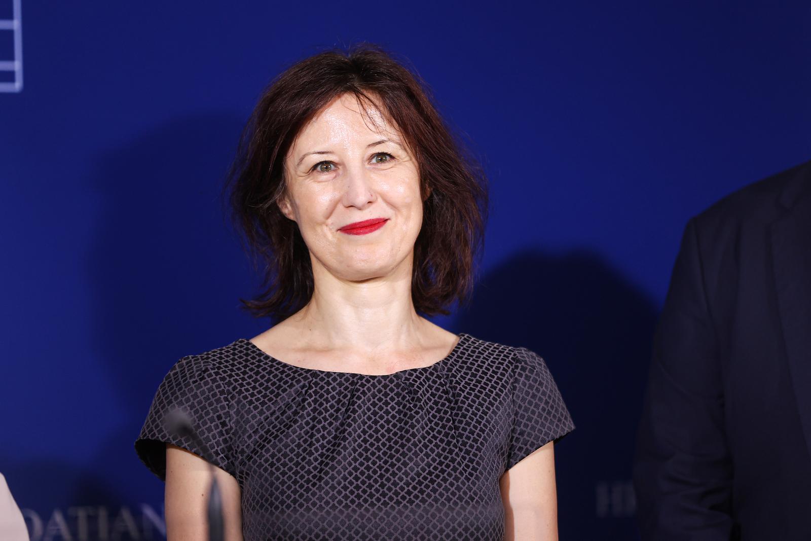 25.06.2025., Zagreb - Zastupnice Anka Mrak-Taritas, Dalija Oreskovic i predsjednik GLAS-a Stanko Boric odrzali su konferenciju za medije s temom prijedlog izmjena zakona kojima bi se ukinuo porez na dohodak na mirovine. Photo: Luka Stanzl/PIXSELL