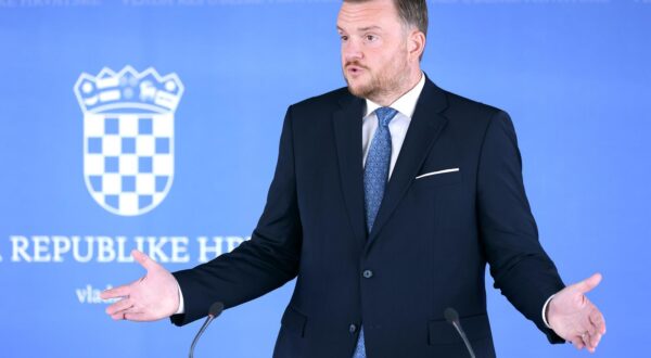 28.08.2025., Zagreb - U NSK odrzana je 113. sjednica Vlade RH. Nakon sjednice izjavu za medije dao je Marko Primorac. Photo: Patrik Macek/PIXSELL