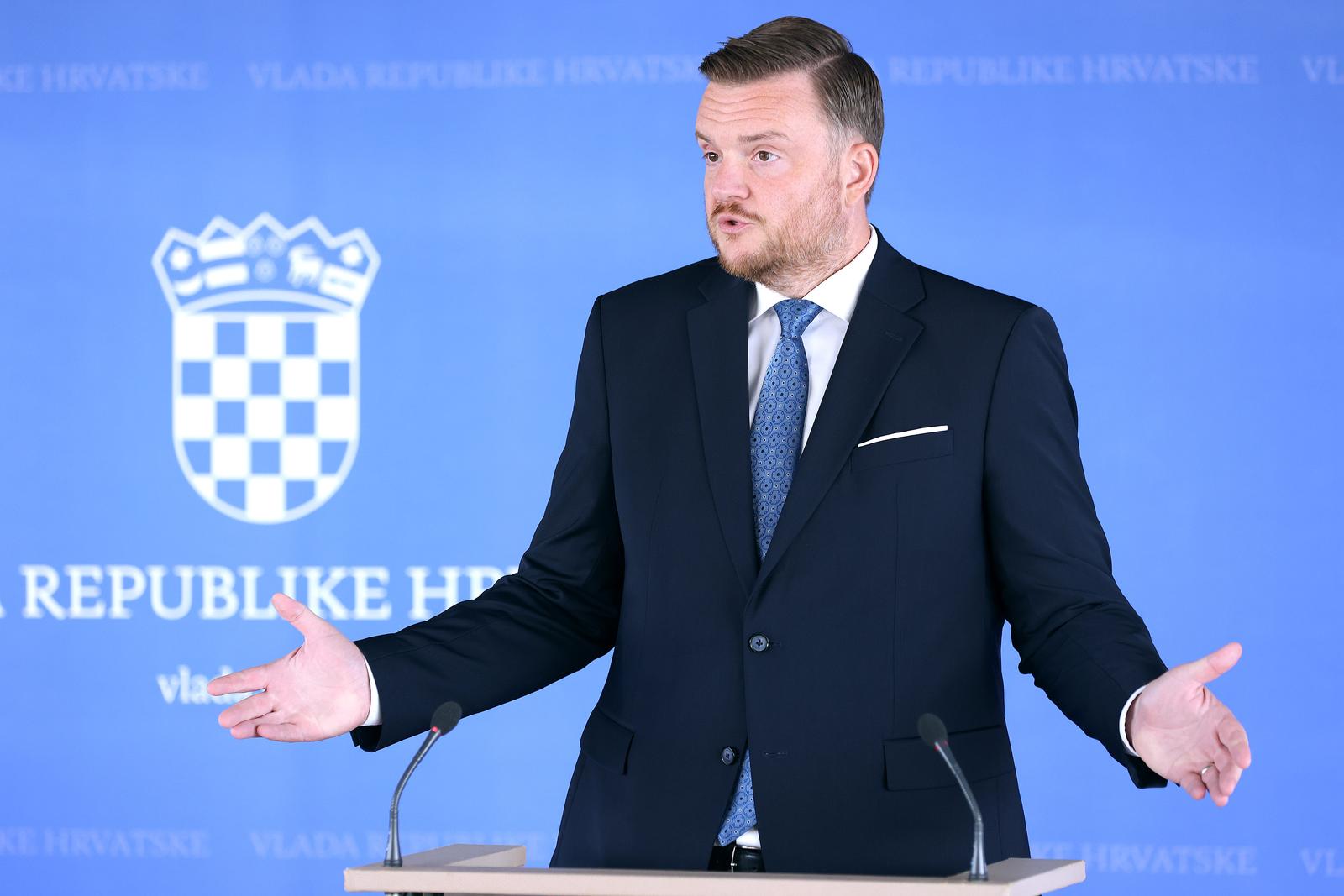 28.08.2025., Zagreb - U NSK odrzana je 113. sjednica Vlade RH. Nakon sjednice izjavu za medije dao je Marko Primorac. Photo: Patrik Macek/PIXSELL