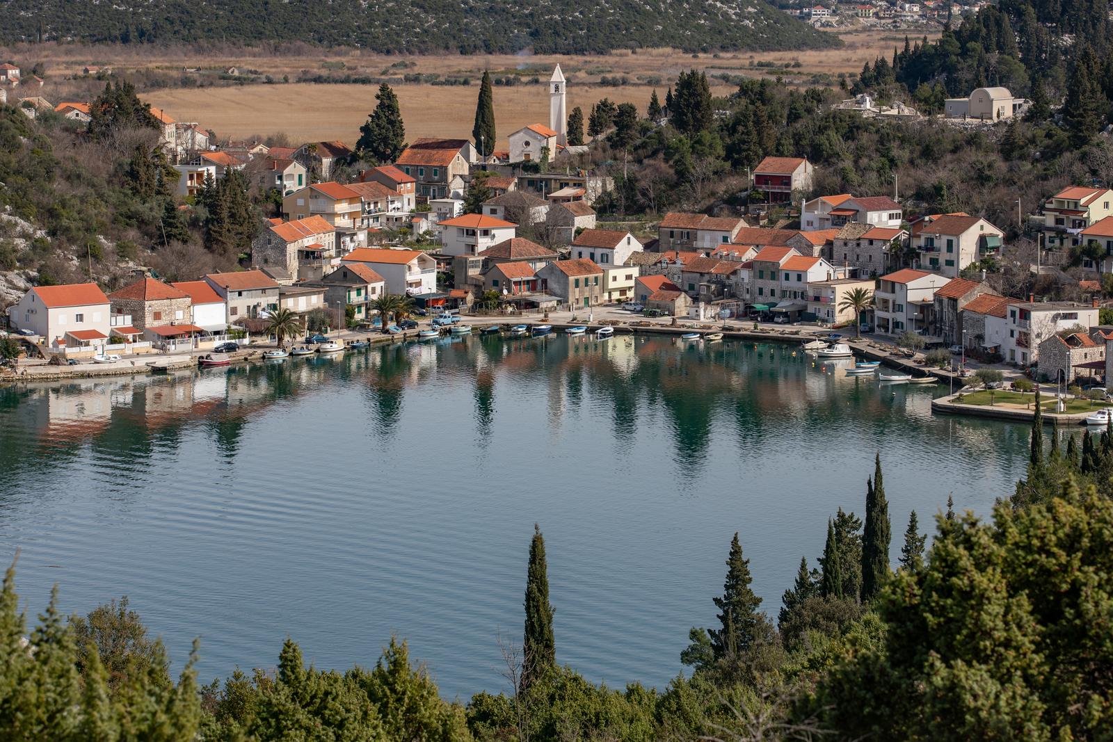 29.02.2020., Rogotin, Dubrovacko neretvanska zupanija - Mjesto Rogotin.rPhoto: Grgo Jelavic/PIXSELL