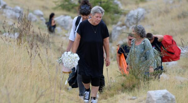 30.08.2025., Kornat - 18.Obljetnica kornatske tragedije, u kojoj je 30. kolovoza 2007. godine stradalo 12 vatrogasaca iz Sibenika, Vodica i Tisnog. Photo: Hrvoje Jelavic/PIXSELL