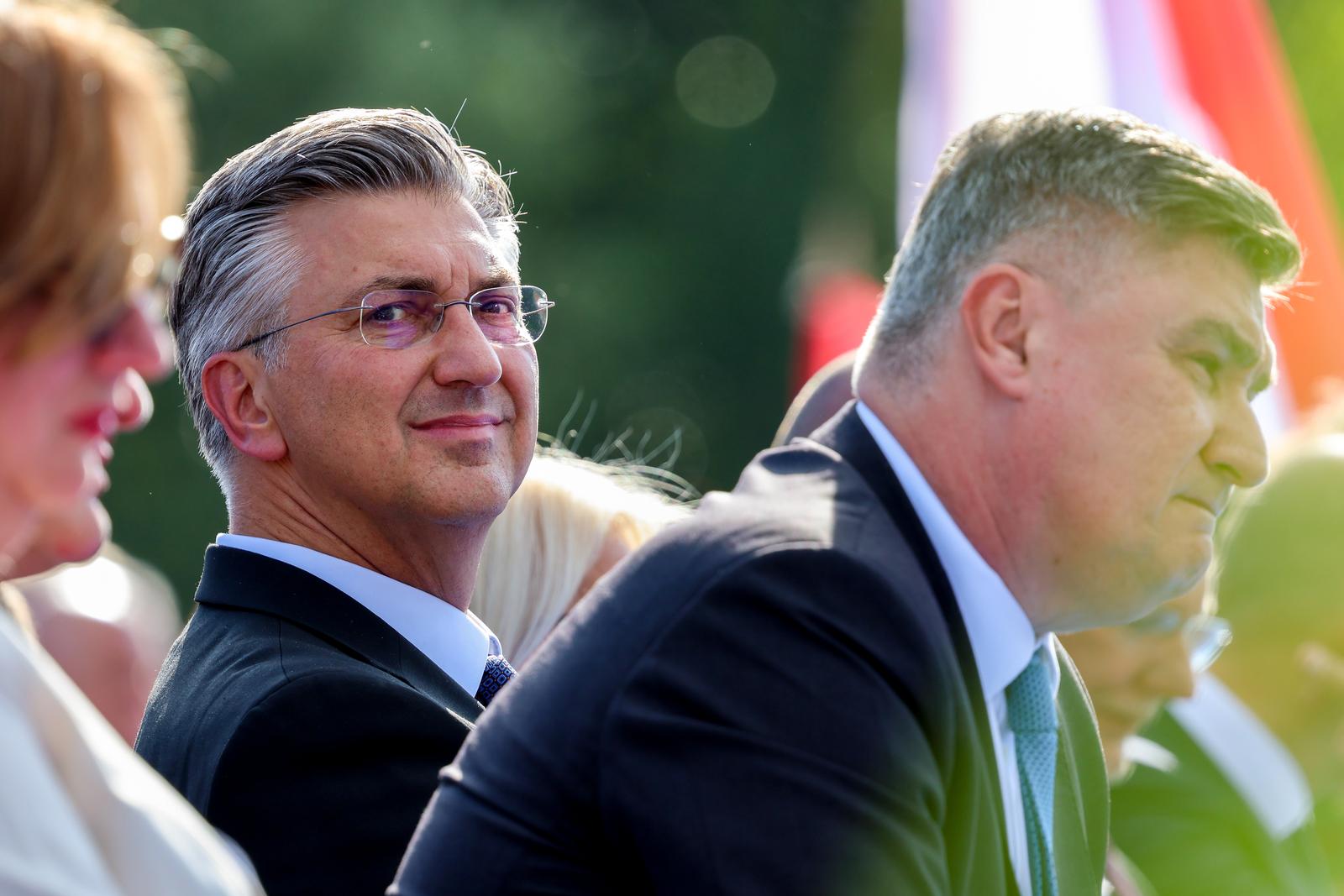 31.07.2025., Zagreb - U povodu obiljezavanja 30. obljetnice vojno-redarstvene operacije Oluja odrzan je svecani vojni mimohod. Photo: Sanjin Strukic/PIXSELL