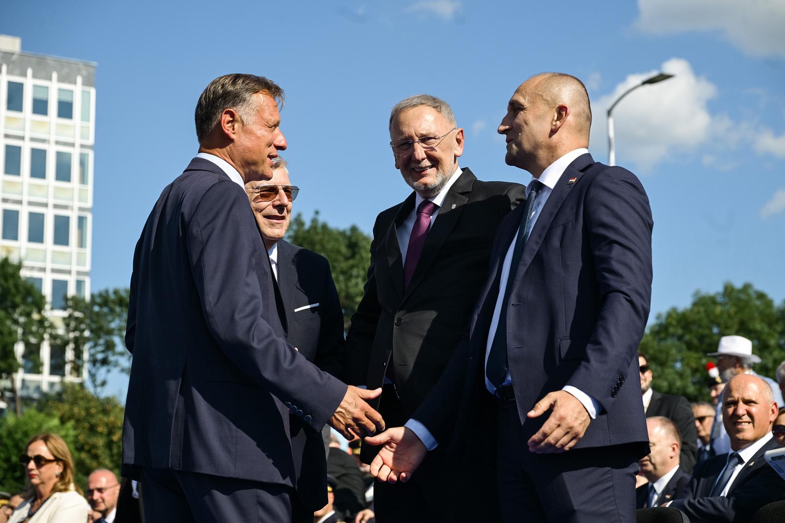 31.07.2025., Zagreb - U povodu obiljezavanja 30. obljetnice vojno-redarstvene operacije Oluja odrzan je svecani vojni mimoh Photo: Neva Zganec/PIXSELL