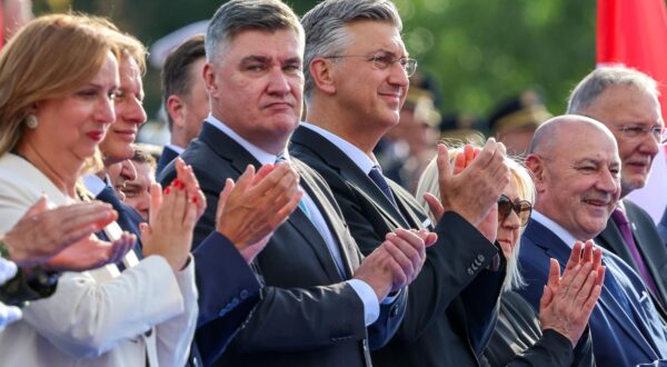31.07.2025., Zagreb - U povodu obiljezavanja 30. obljetnice vojno-redarstvene operacije Oluja odrzan je svecani vojni mimohod. Photo: Sanjin Strukic/PIXSELL