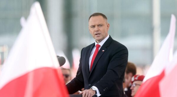 Newly Elected President Karol Nawrocki at Ceremony of Swearing in Warsaw, Poland on August 6, 2025. Photo by ALEKSANDER MAJDANSKI / NEWSPIX/ABACAPRESS.COM Photo: Majdanski Aleksander/Newspix/ABACA/ABACA