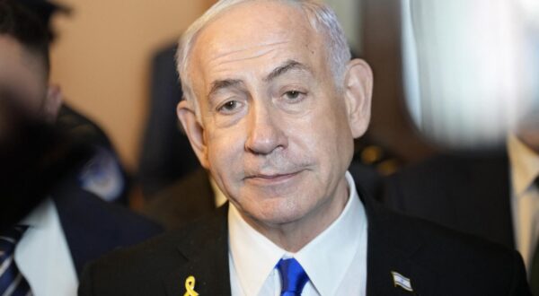 Israeli Prime Minister Benjamin Netanyahu arrives to meet with Senate bipartisan leaders on Capitol Hill in Washington on July 8, 2025. Photo by Yuri Gripas/ABACAPRESS.COM Photo: Gripas Yuri/ABACA/ABACA