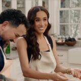 Picture MUST credit: Netflix Here’s a first look at the new Netflix cookery series featuring Meghan Markle. The show, called With Love, Meghan, debuts on the streaming service on January 15. The 43-year-old m um of two is seen in a trailer preparing food for friends and with the help of chefs at the home she shares with husband Prince Harry. She also gets honey from a hive. There is a brief appearance at the end of the trailer of Prince Harry, 40, as he throws a loving arm around her. A Netflix spokesperson said: “Meghan, Duchess of Sussex invites friends and famous guests to a beautiful California estate, where she shares cooking, gardening and hosting tips.” Picture supplied by JLPPA Photo: JLPPA / Bestimage/BESTIMAGE