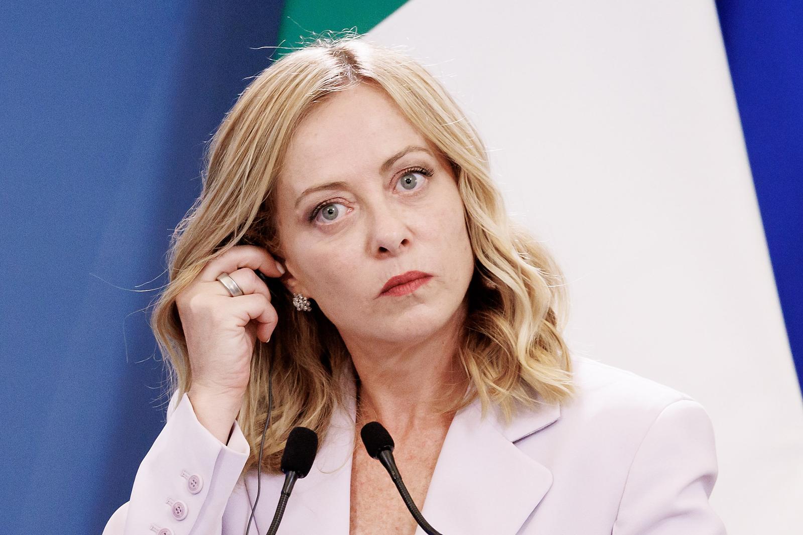 23.07.2025, Villa Doria Pamphilj, Rom, ITA, Regierungsgipfel zwischen Italien und Algerien, im Bild Italiens Ministerpräsidentin Giorgia Meloni // Italian Prime Minister Giorgia Meloni during the government summit between Italy and Algeria at the Villa Doria Pamphilj in Rom, Italy on 2025/07/23. EXPA Pictures © 2025, PhotoCredit: EXPA/ laPresse/ Roberto Monaldo
 
 *****ATTENTION - for AUT, SUI, CRO, SLO only***** Photo: EXPA/ laPresse/ Roberto Monaldo/EXPA