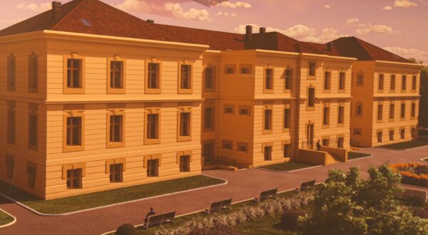 Pakrac, 2.8.2025. - U Pakracu počinje uređenje prvog braniteljskog centra u kojima će braniteljima u zdravstvenoj i socijalnoj potrebi biti omogućeni trajna skrb i boravak. Na fotografiji budući prvi braniteljski centar u Pakracu. foto HINA/ Nikola BLAŽEKOVIĆ/ nb