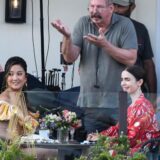 Ashley Park and her boyfriend Paul Forman, spotted together during the filming of Emily in Paris in Venice. Venice, Italy on August 15, 2025. Photo by Florian Poitou/ABACAPRESS.COM Photo: Poitout Florian/ABACA/ABACA