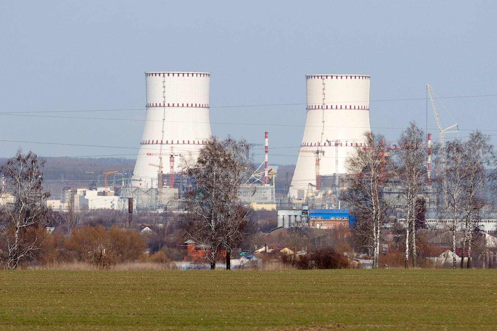 RUSSIA, KURSK REGION - MARCH 24, 2025: A distant view of the Kursk Nuclear Power Plant-2 under construction. Yegor Aleyev/TASS/Sipa USA Photo: Tass/SIPA USA