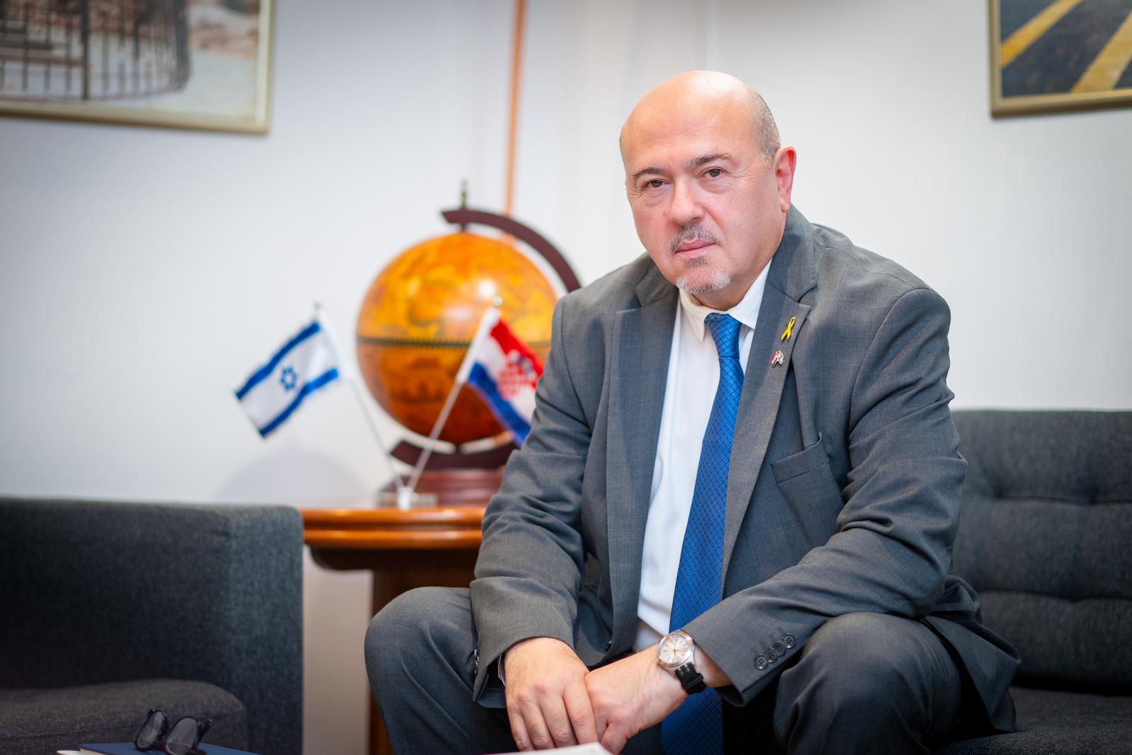 26.09.2024., Zagreb - Izraelski veleposlanik Gary Koren. Photo: Neva Zganec/PIXSELL