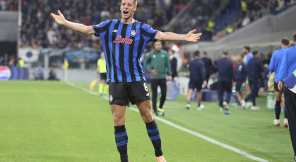 Mario Pasalic of Atalanta BC celebrates after scoring during Atalanta BC vs Club Brugge, Chanpions League 2025-26 League phase, Matchday 2Â, game at New Balance Arena in Bergamo BG, Italy, on September 30, 2025. PUBLICATIONxNOTxINxITA Copyright: xDavidexCasentini/IPAxSportx/xipa-agency.netx/xx IPA_65972092 IPA_Agency_IPA65972092