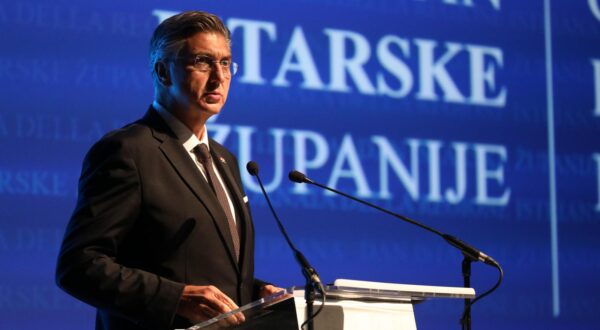 25.09.2025., Pazin - Obiljezavanju Dana iistarske zupanije, nazocio je i permijer Andrej Plenkovic. Photo: Sasa Miljevic/PIXSELL