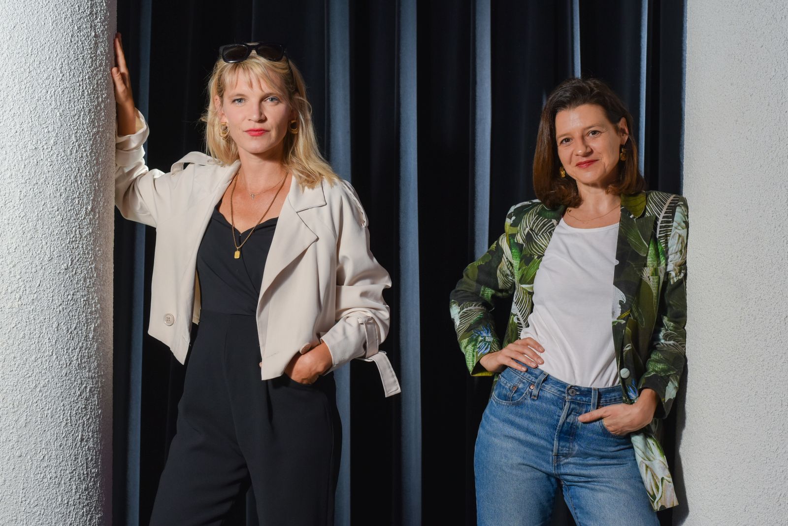 19.09.2025., Zagreb - Anica Tomic, redateljica i Jelena Kovacic, dramaturginja. 

Photo Sasa Zinaja/NFoto