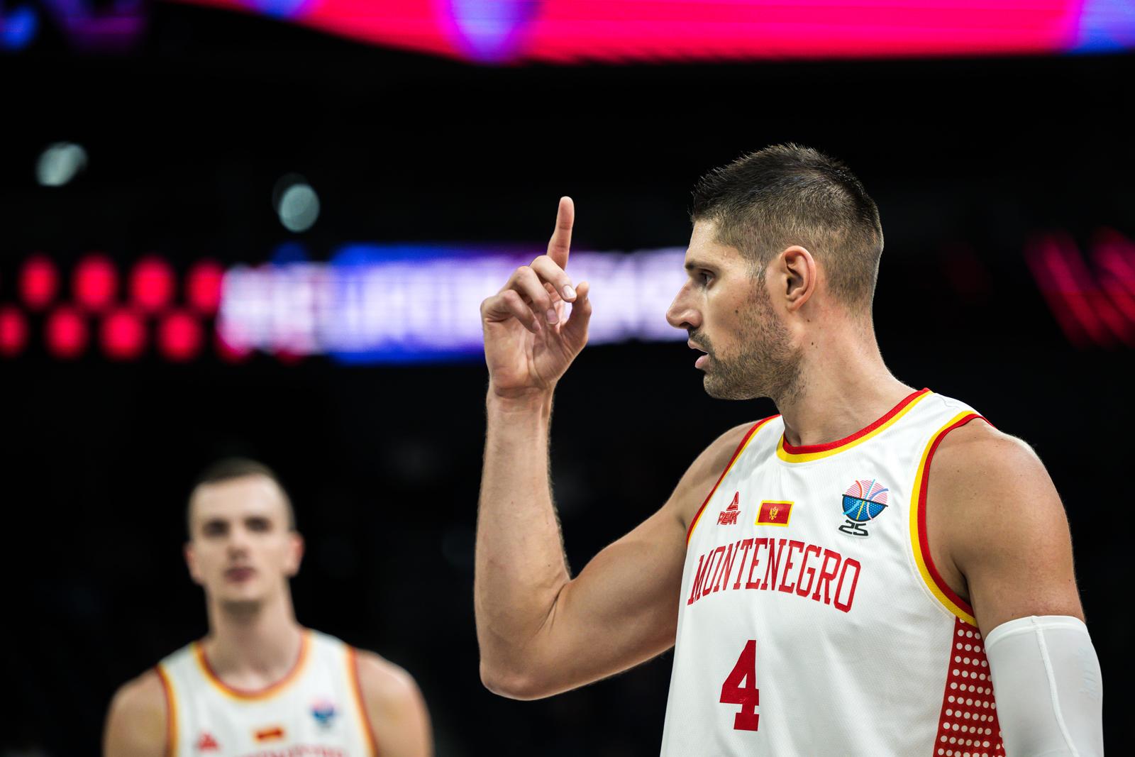 250903 Nikola Vucevic of Montenegro during the FIBA Eurobasket 2025 championship group stage game between Montenegro and Great Britain on September 3, 2025 in Tampere. 
Photo: Maxim Thore / BILDBYRÅN / kod MT / MT0857
basket basketball basket-em basket-em 2025 em fiba eurobasket 2025 european championships montenegro great britain bbeng  Photo: MAXIM THORE/BILDBYRAN