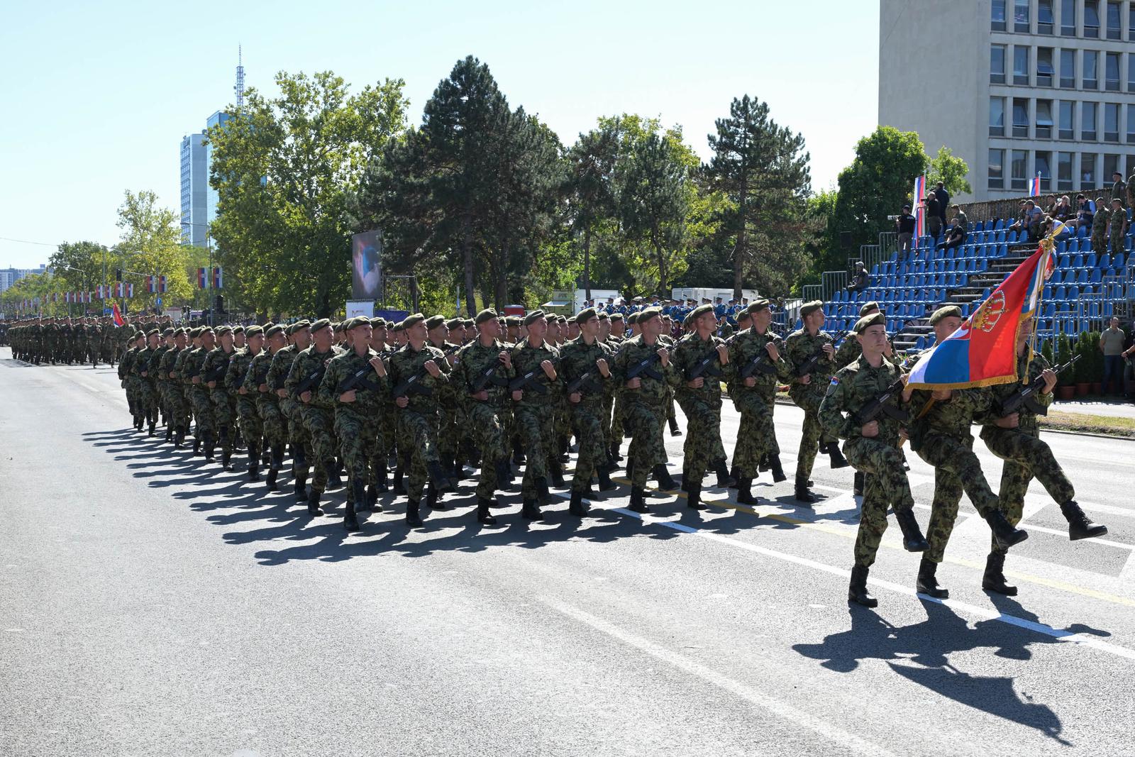 18, September, 2025, Belgrade - Minister of Defense Bratislav Gasic and Chief of the General Staff of the Serbian Armed Forces General Milan Mojsilovic attended today the dress rehearsal of the military parade "The Power of Unity", which will be held on Saturday, September 20, starting at 11 a.m., near the Palace of Serbia in New Belgrade. Photo: Marijana Jankovic/Ministarstvo odbrane/ATAImages

18, septembar 2025, Beograd - Ministar odbrane Bratislav Gasic i nacelnik Generalstaba Vojske Srbije general Milan Mojsilovic prisustvovali su danas generalnoj probi vojne parade "Snaga jedinstva", koja ce biti odrzana u subotu, 20. septembra sa pocetkom u 11 casova, kod Palate Srbija na Novom Beogradu. Photo: Marijana Jankovic/Ministarstvo odbrane/ATAImages Photo: Marijana Jankovic/Ministarstvo odbrane/ATAImages/PIXSELL