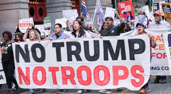 Thousands march down Ida B. Wells Drive for the No Trump No Troops rally at Congress Plaza in Chicago, Illinois on September 6, 2025. Protesters came to voice their opposition to President Trumps threats to deploy federal troops and ICE agents into the city. (Photo By: Alexandra Buxbaum/Sipa USA)












 























































 Photo: Alexandra Buxbaum/SIPA USA