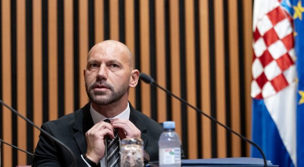 Zagreb, 24.09.2025 - Sjednica Hrvatskog sabora. Na slici ministar pravosuđa Damir Habijan.
foto HINA/ Damir SENČAR/ ds