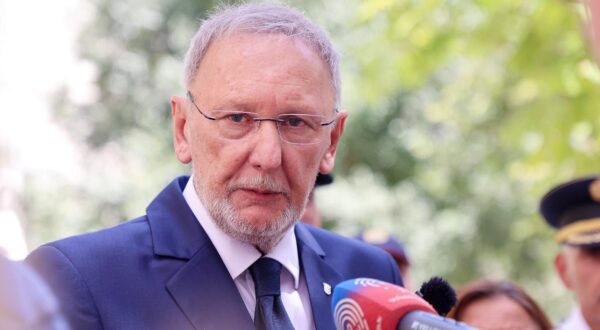 25.07.2025 Sinj- potpredsjednik Vlade i ministar unutarnjih poslova dr. sc. Davor Bozinovic sudjeluje  na XI. pokrajinskom hodocascu hrvatske vojske, policije i branitelja u Svetistu Cudotvorne Gospe Sinjske u Sinju.  
 
 Photo: Ivana Ivanovic/PIXSELL