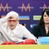 10..05..2024. Svedska - Malmo, Arena. Konferencija za medije svih izvodjaca koji su prosli u finalni dio Eurosonga. Netherlands: Joost Klein - Europapa. Photo: Sanjin Strukic/PIXSELL