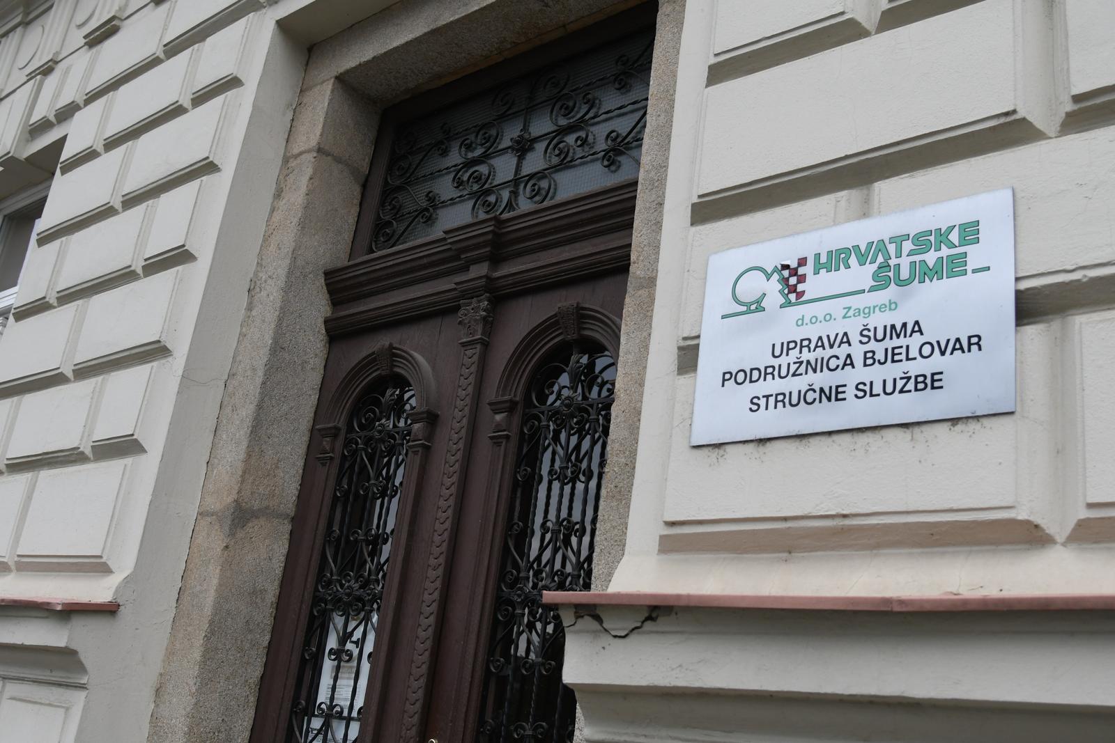 10..09.2025., Bjelovar - Akcija USKOK-a u Bjelovaru, a ovog puta su na udaru celnici Hrvatskih suma.  Photo: Damir Spehar/PIXSELL